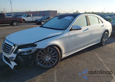 2016 Mercedes-Benz S 550 из США, поврежденный, VIN WDDUG8CB0GA211430